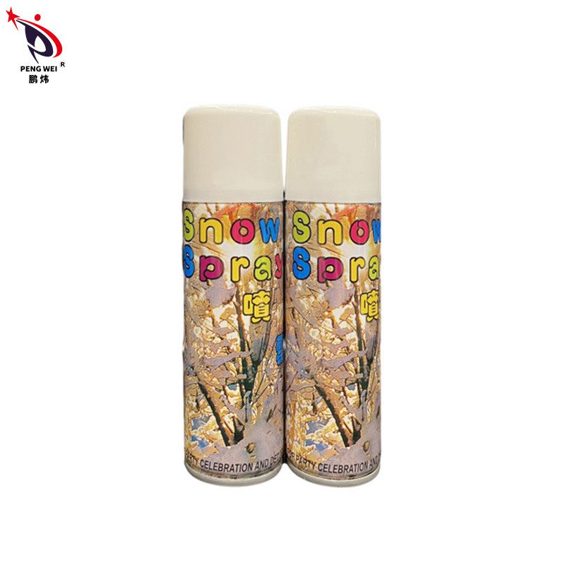 Tinplate Fake Tree Artificial Snow Spray 150ml Multicolor Durable Taiwan