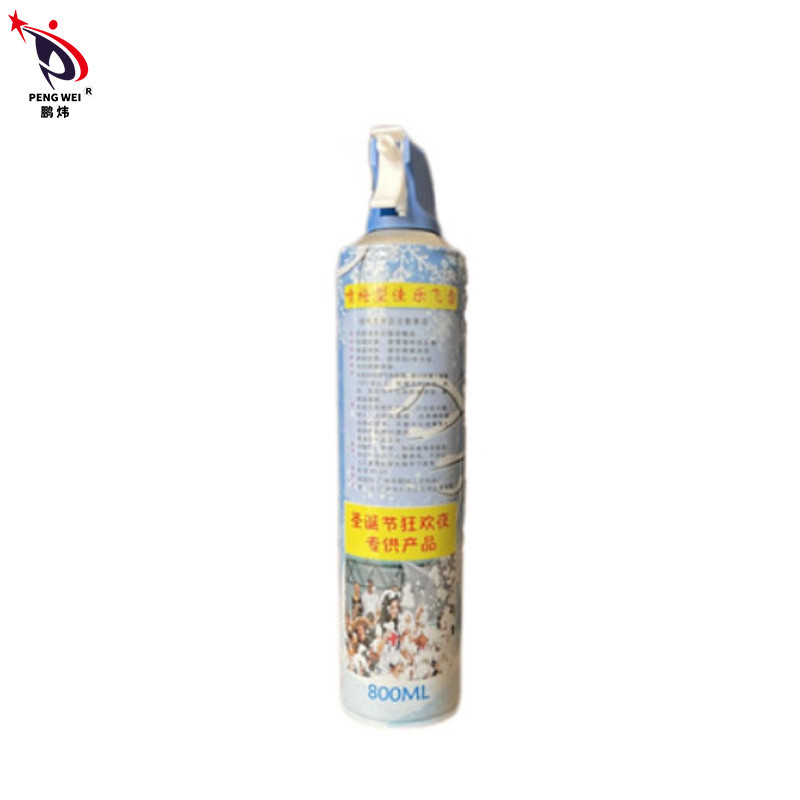 ODM Outdoor Artificial Snow Spray Multicolor Nontoxic Eco Friendly