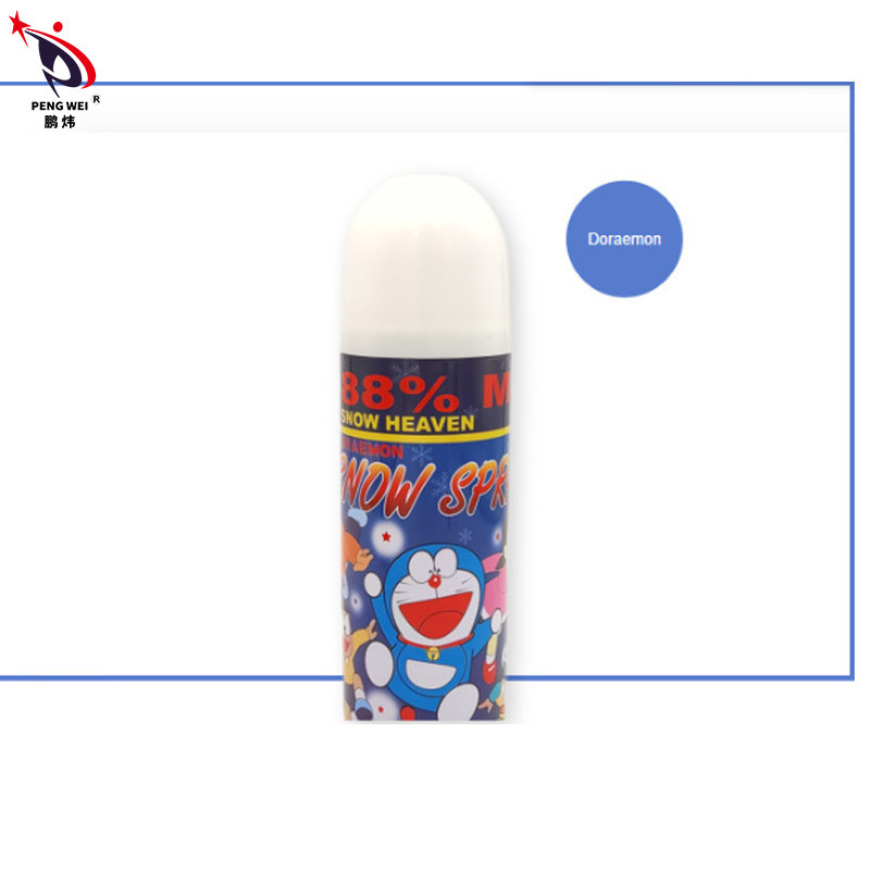 Temporary Fake Artificial Doraemon Snow Spray Multicolor Durable For Tree