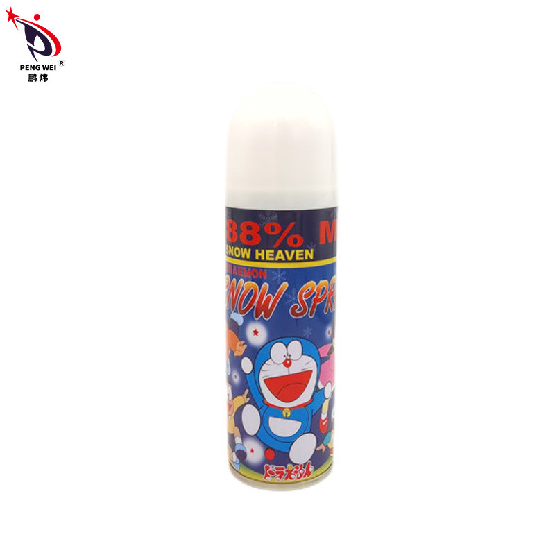 Temporary Fake Artificial Doraemon Snow Spray Multicolor Durable For Tree