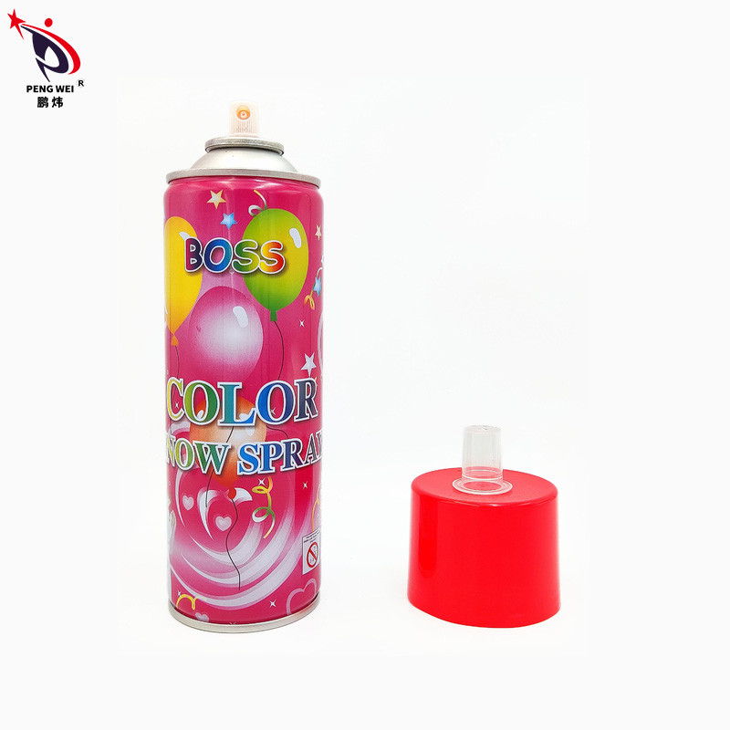 Multicolor Christmas Fake Snow Spray Multipurpose Smudgeproof Boss Snow Spray