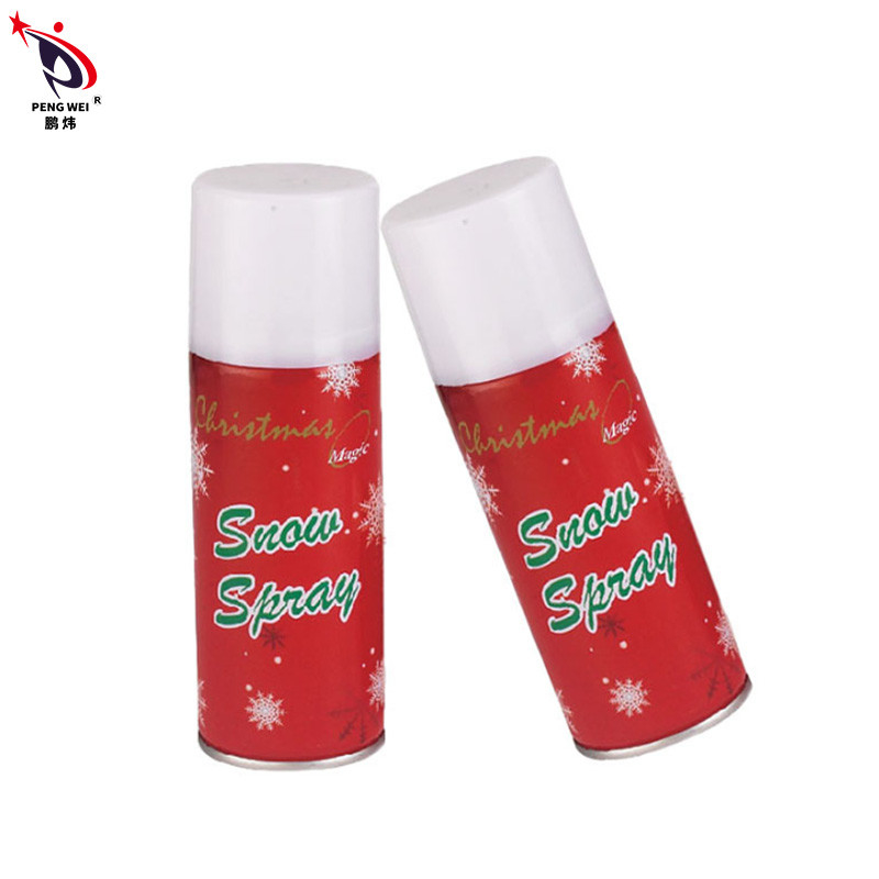 Christmas Party 80g Tinplate Artificial Spray Snow Decoration For Windows Glass