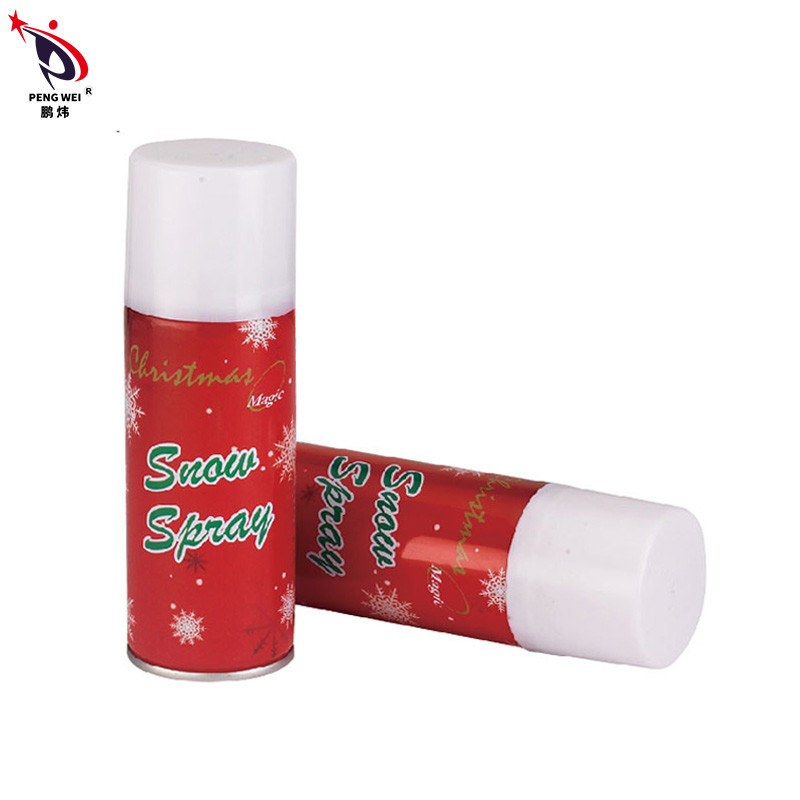 Christmas Party 80g Tinplate Artificial Spray Snow Decoration For Windows Glass