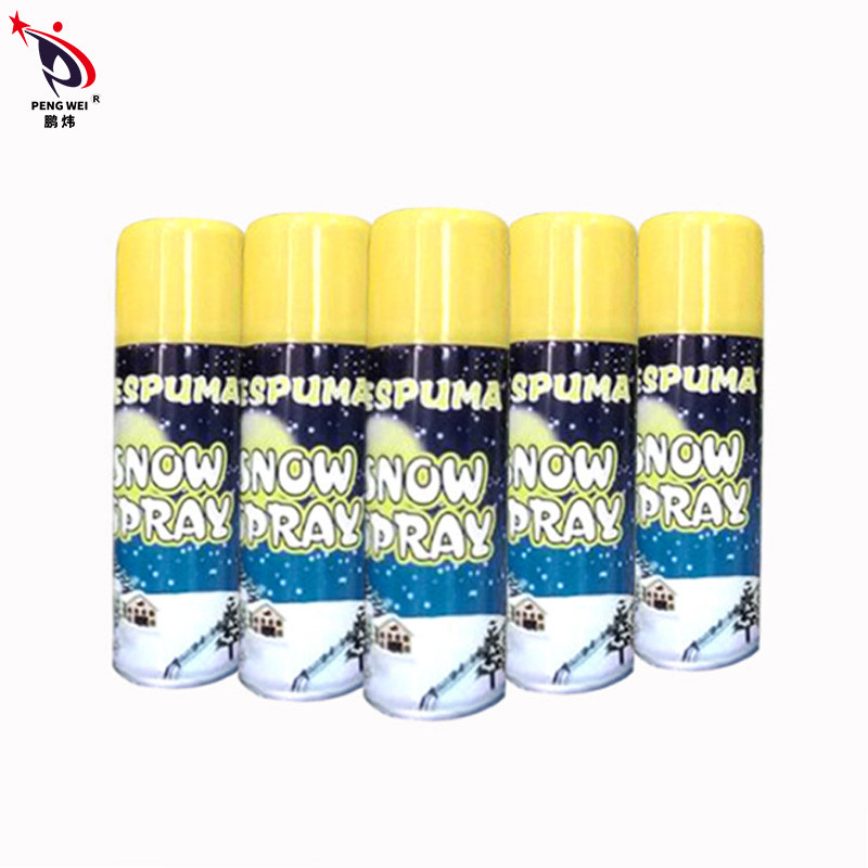 Eco Friendly Artificial Snow Spray Decorative Birthday Party Celebration Snow Spray Foam