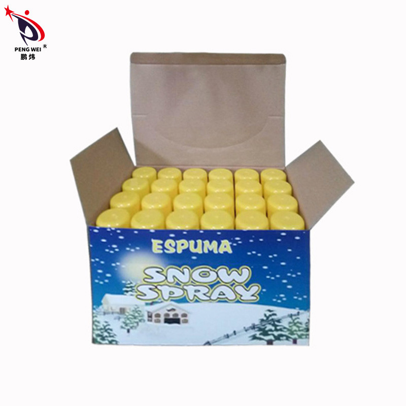 Eco Friendly Artificial Snow Spray Decorative Birthday Party Celebration Snow Spray Foam