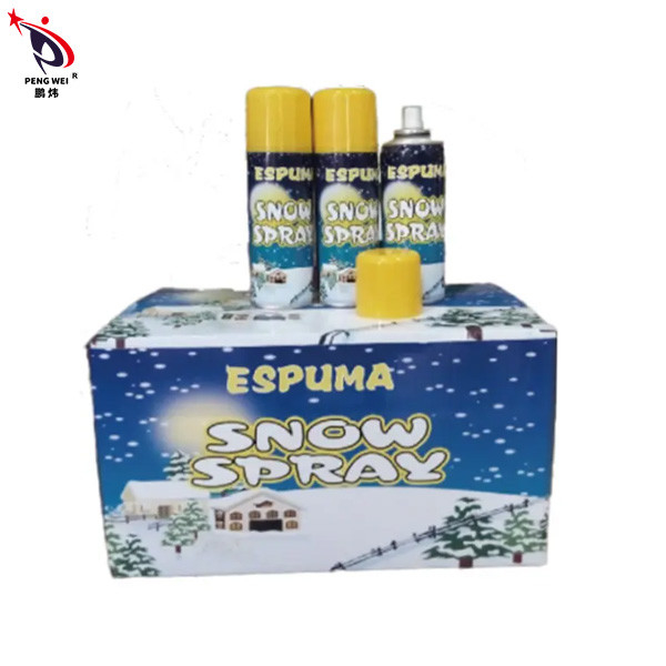Eco Friendly Artificial Snow Spray Decorative Birthday Party Celebration Snow Spray Foam
