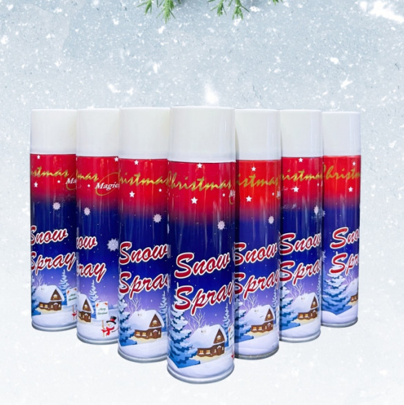 EN71 Snowman Snow Spray Christmas Tree Window Glass Stencil Party Decor
