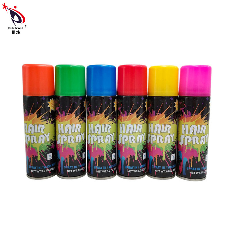 250ml Temporary Washable Hair Color Dye Spray Private Label