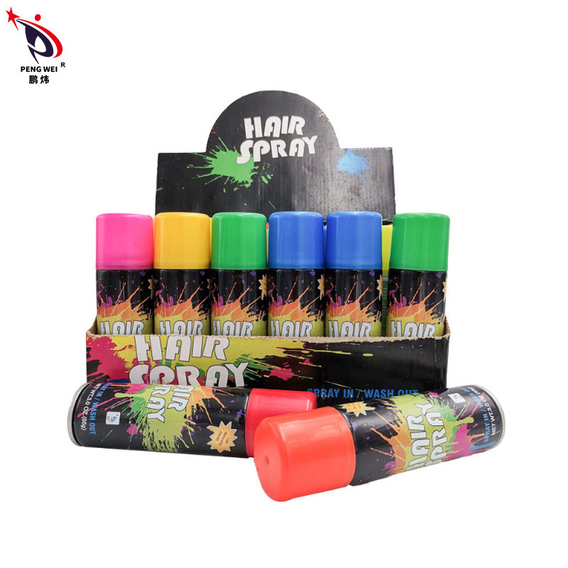 250ml Temporary Washable Hair Color Dye Spray Private Label