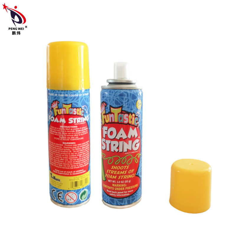 Biodegradable Colorful Silly String Spray Wedding Party Festive Celebration Eco Friendly