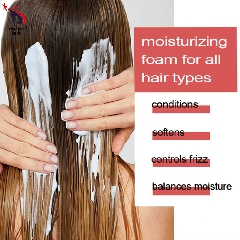 Anti Frizz Foam Hair Wax Spray Moisturizing Styling Foam Hair Wax Spray Men Women Hair Wax Products Private Label Custom