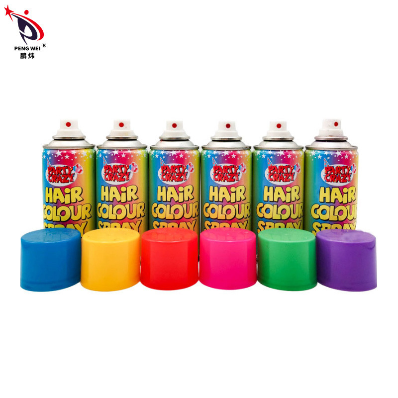 Party Crazy Temporary Instant Hair Color Sprays 250ml Magic Disposable Washable