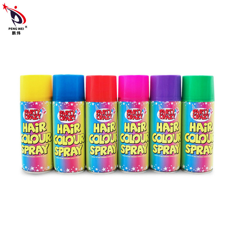 Party Crazy Temporary Instant Hair Color Sprays 250ml Magic Disposable Washable