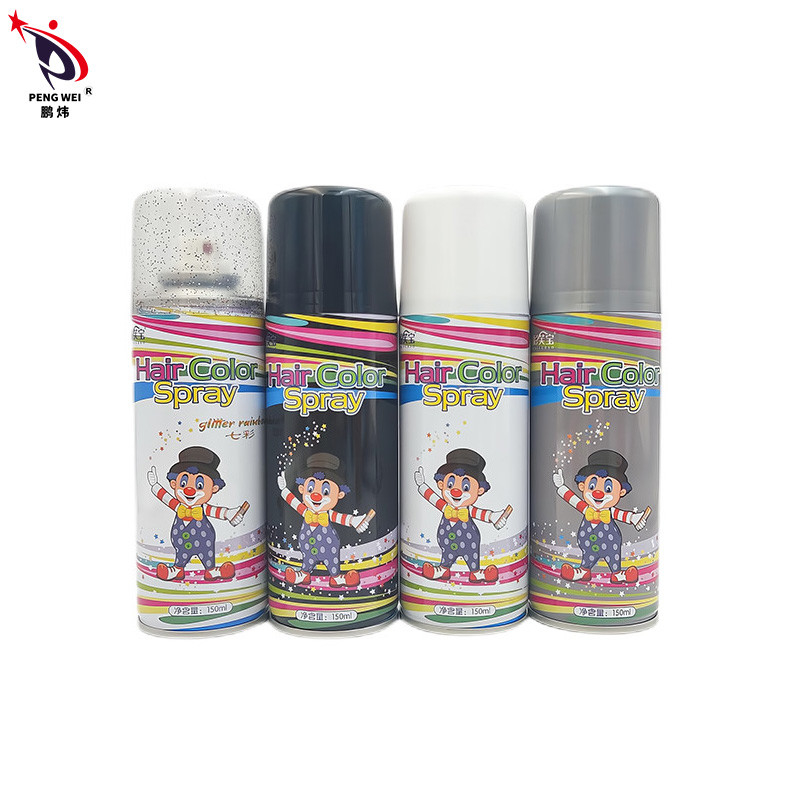 Long Lasting Washable Hair Color Sprays With Customized Fragrance Alcohol Ingredients