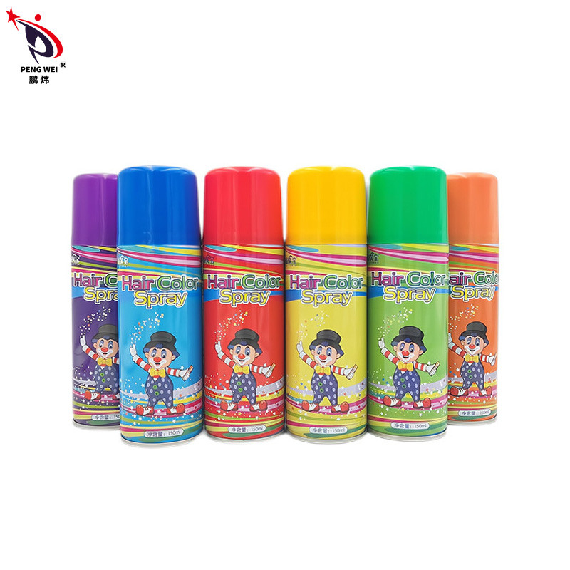Long Lasting Washable Hair Color Sprays With Customized Fragrance Alcohol Ingredients
