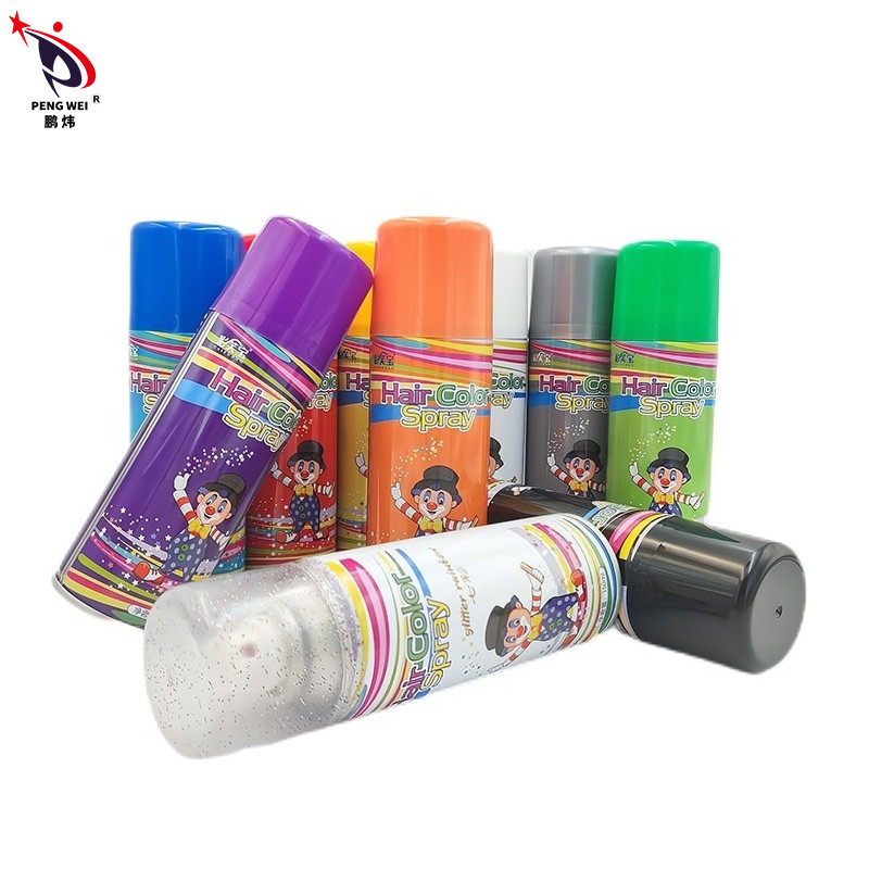 Long Lasting Washable Hair Color Sprays With Customized Fragrance Alcohol Ingredients