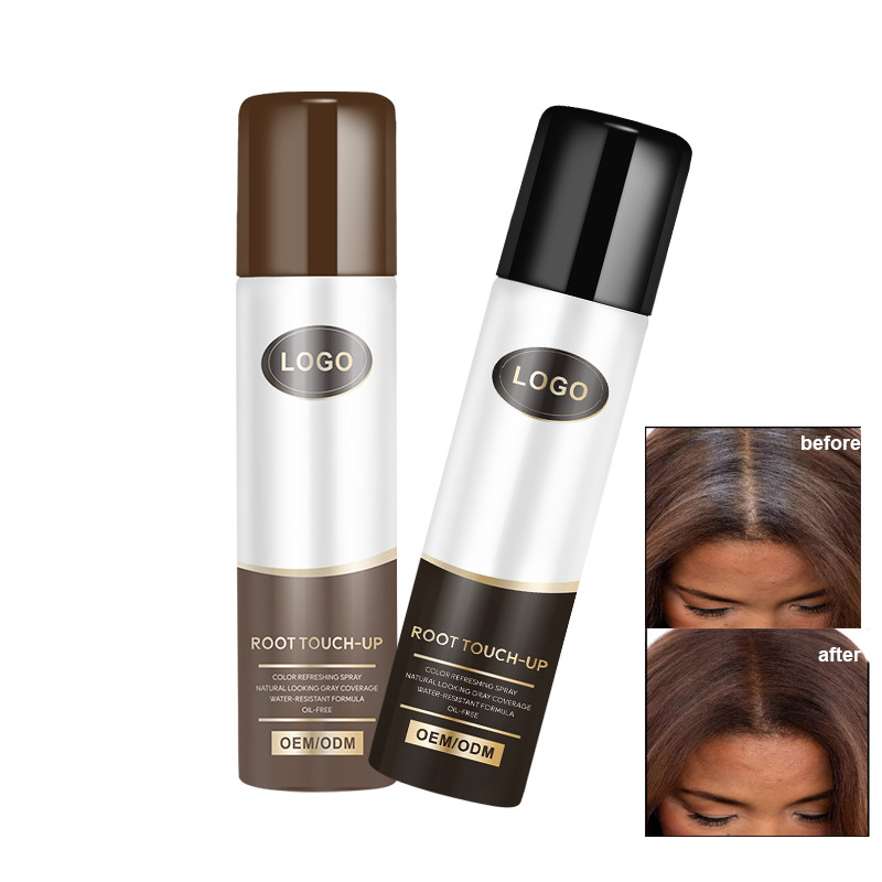 OEM Hair Color Sprays Root Color Makeup To Conceal Gray Roots In Second