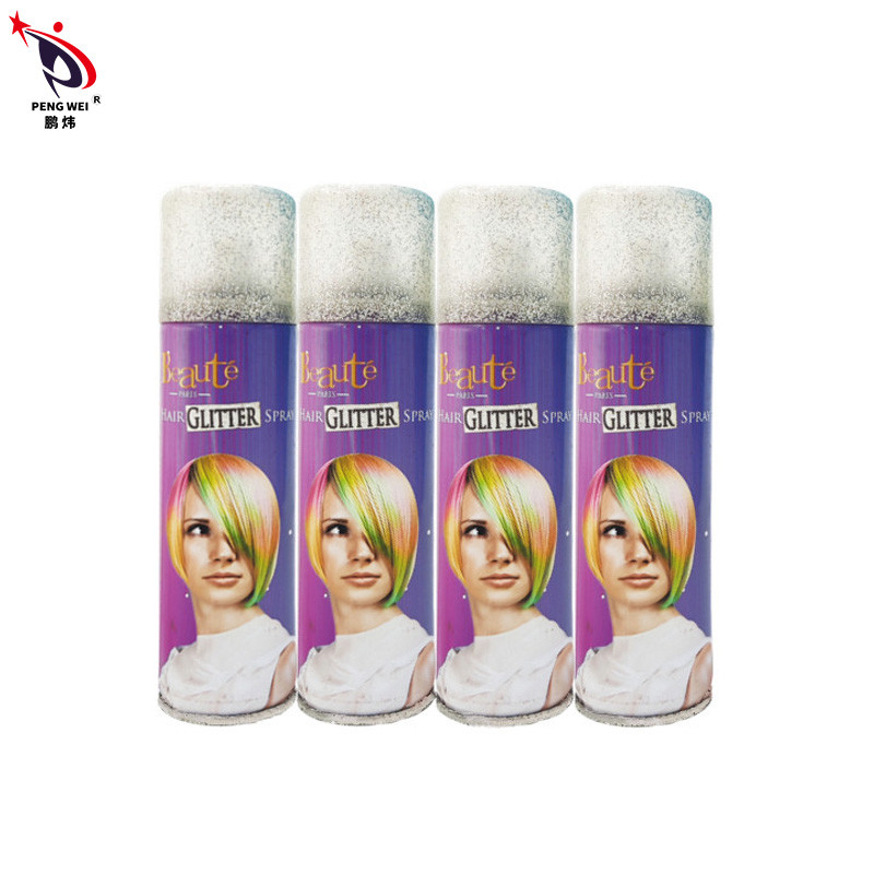 Temporary Hair Coloring Spray Glowing Hair Spray For Stylish Look