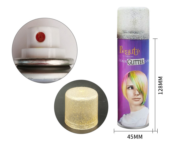 Colorful 150ml Hair Glitter Spray With Light Hold Hair Styling MSDS
