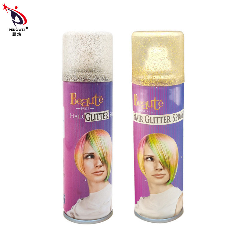 Colorful 150ml Hair Glitter Spray With Light Hold Hair Styling MSDS