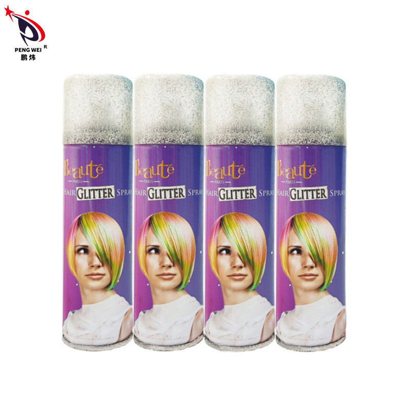 Colorful 150ml Hair Glitter Spray With Light Hold Hair Styling MSDS