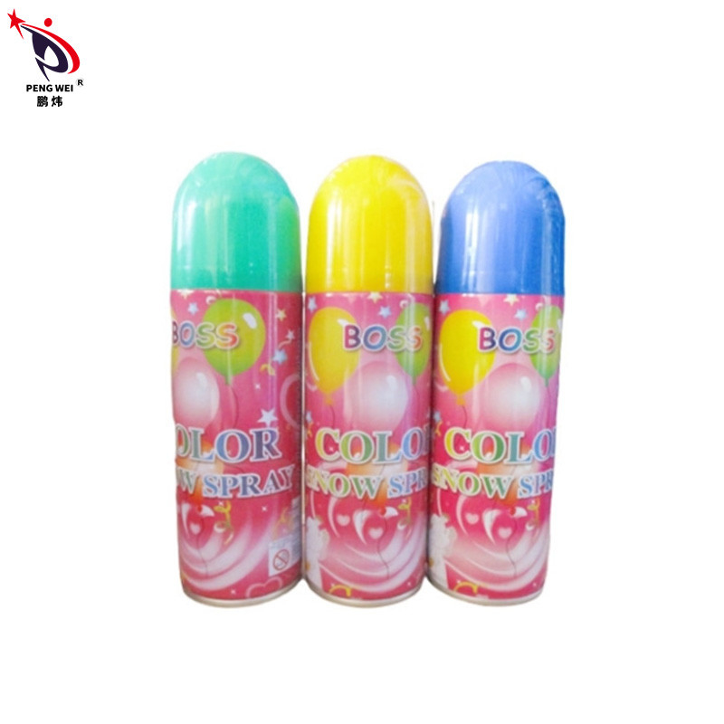 White Or Colorful Artificial Snow Spray 400ml Festival Celebration