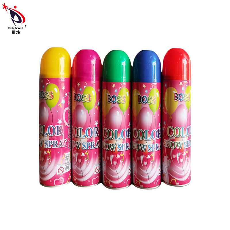 Wholesale Colorful Simulation Party Snow Spray 52*185mm For Fun Celebration
