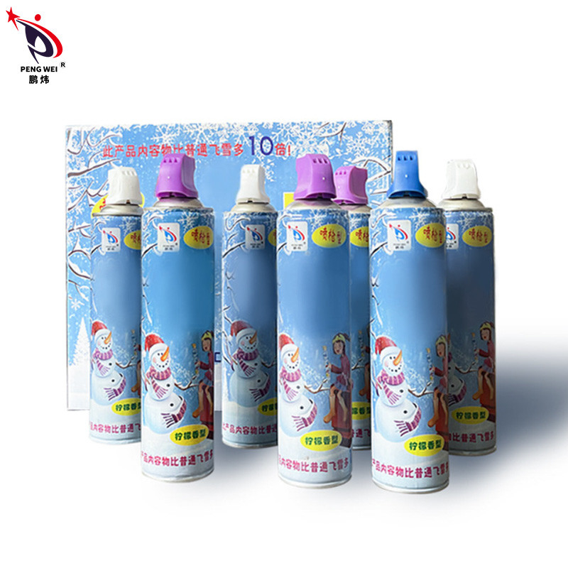 500ml Large Capacity Trigger Gun Foam Snow Spray Party Christmas Decoration