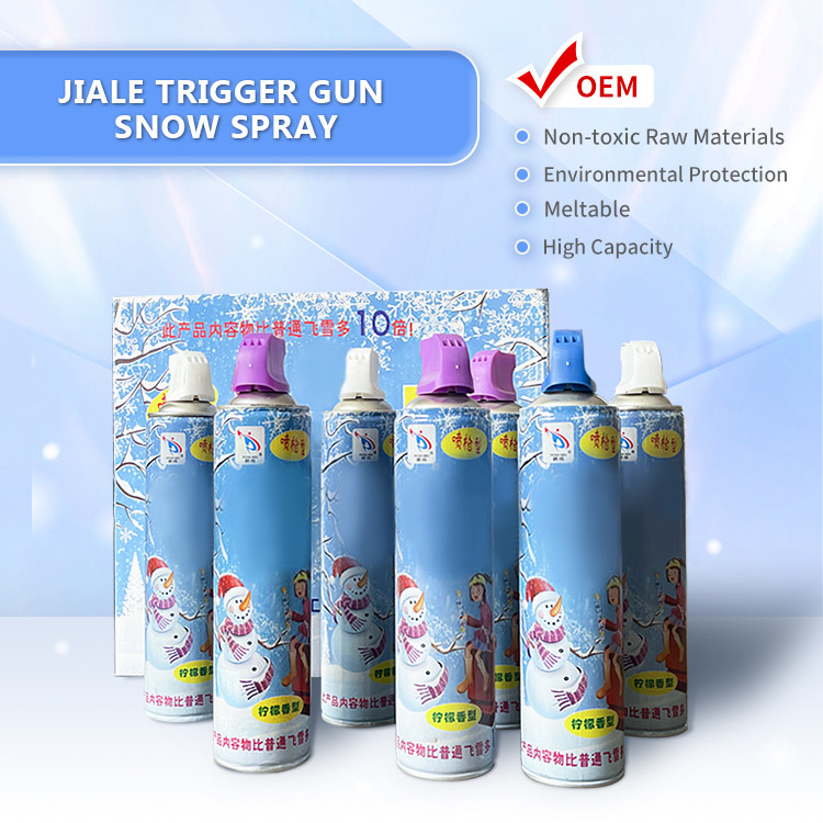 500ml Large Capacity Trigger Gun Foam Snow Spray Party Christmas Decoration